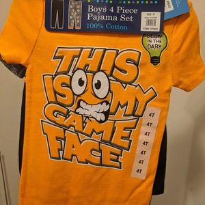 4 Piece Pajama Set